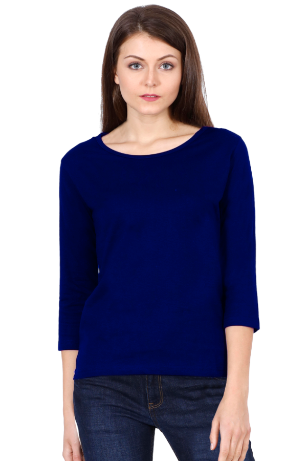 Women's Classic Full Sleeve Round Neck Tee - Image 2