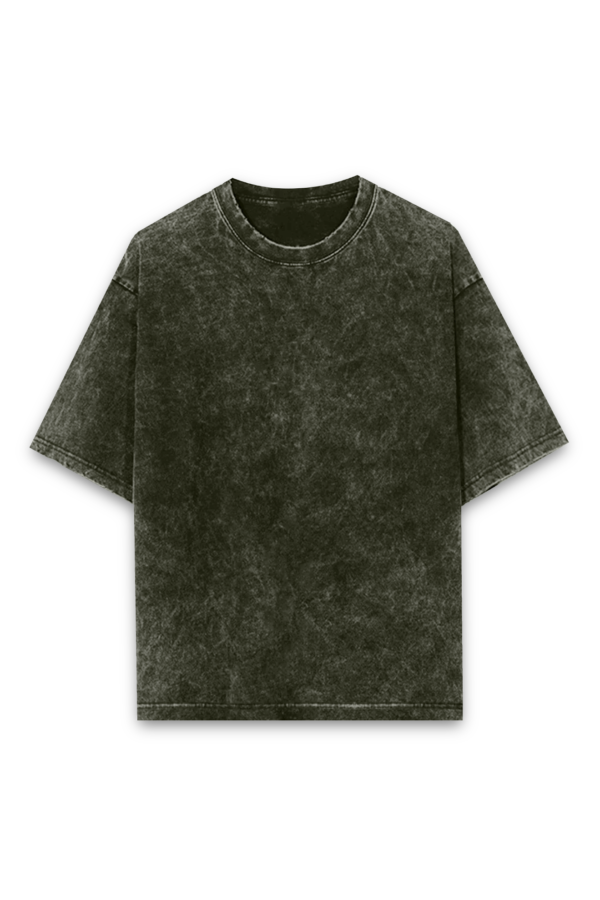 Oversized Acid Wash T-Shirt - Bold & Relaxed